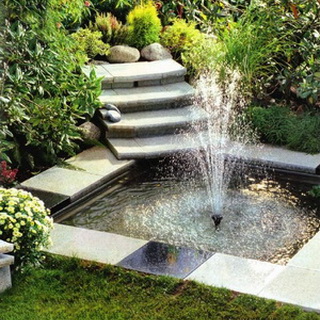 Создание садового фонтана на даче